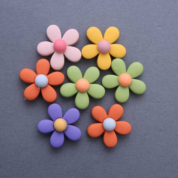 wholesale flower fridge magnets, five-petal flowers, strong magnetic ironstone, creative fresh and artistic magnetic stickers factory direct