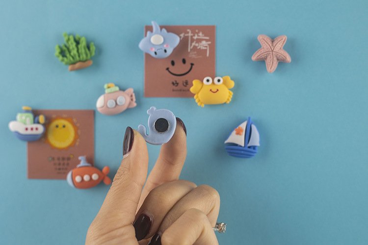 wholesale mediterranean style ocean wind fridge magnets, magnetic stickers, refrigerator decorative creative magnetic stickers, magnetic stickers factory direct