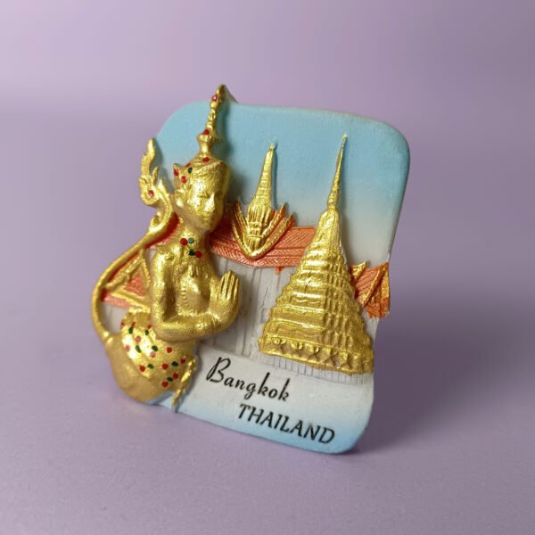 wholesale supplier fridge magnets: thai elephants, wat phra kaew, grand palace in bangkok, thai deities, wat phra kaew city travel souvenir factory direct