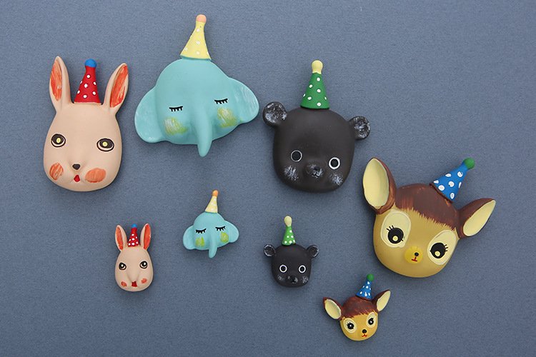 wholesale rabbits, small animals, deer, resin fridge magnets, bears, elephants, magnets factory direct