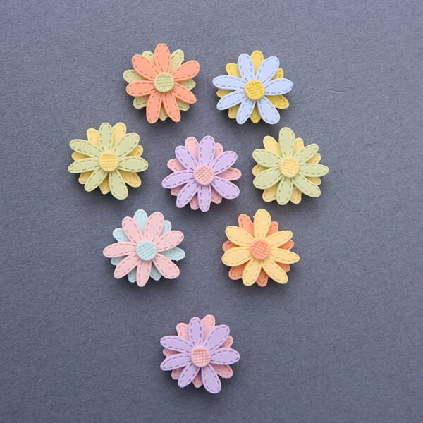 wholesale unique creative double-layer sunflower magnetic stickers, refrigerator door decorations, magnetic iron, decorative message stickers, 3d stickers factory direct