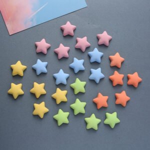 wholesale gummy heart and star-shaped magnetic fridge magnets, slotted board decorations, fixing instant photo magnets factory direct