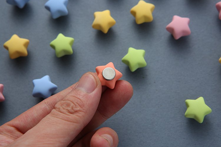wholesale star-shaped colored whiteboard creative magnetic rings, experimental ironstone blackboard hanging wall, cartoon round factory direct