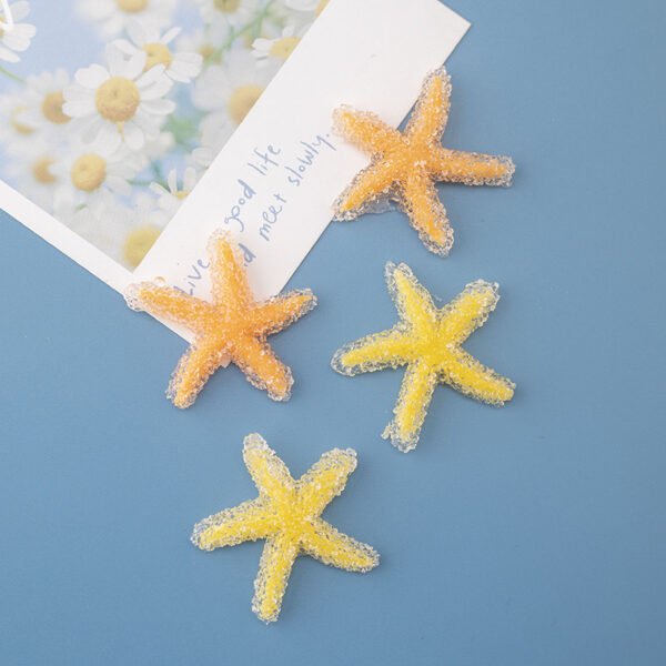 wholesale crystal starfish fridge magnets, magnetic stickers, creative 3d home decorations, iron magnets factory direct