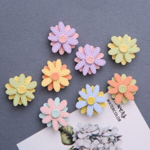 wholesale unique creative double-layer sunflower magnetic stickers, refrigerator door decorations, magnetic iron, decorative message stickers, 3d stickers factory direct