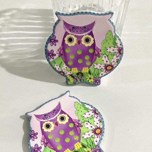 wholesale owl ceramic fridge magnets with embossed craftsmanship and 3d texture for home daily decorations factory direct
