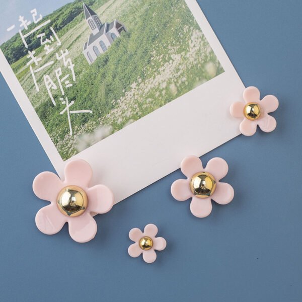 wholesale fresh flower daisies sunflower minimalist fridge stickers, magnetic decorative stickers, minimalist magnetic stickers factory direct