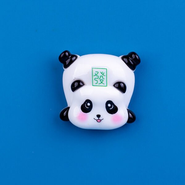 wholesale cute panda cartoon fridge magnets, 3d magnetic iron for fridge doors, home iron cabinets, and entrance decorations factory direct