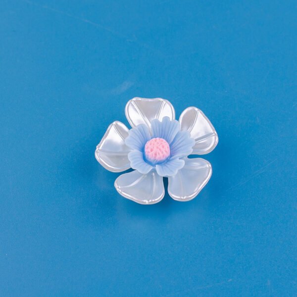 wholesale flower fridge magnets in blue, pink, purple, yellow, green, 3d decorative stickers factory direct