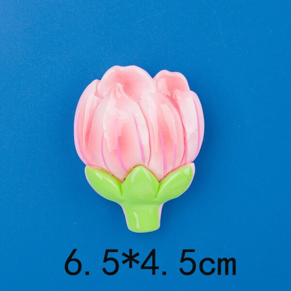 wholesale fresh country flower fridge magnets, peach blossom magnets, creative whiteboard cartoon magnetic stickers, fixing photos and message boards factory direct
