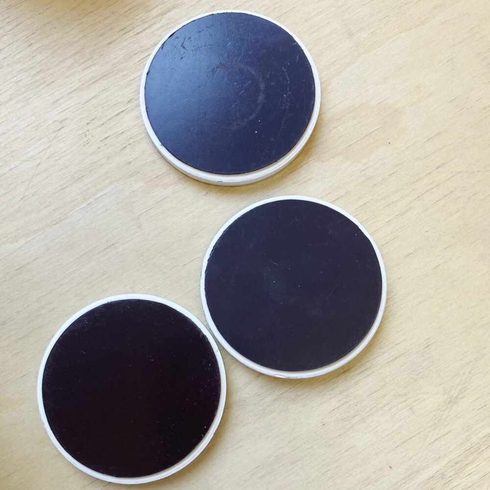 wholesale round evil eye ceramic fridge magnets, european and american style, home daily decorative magnets factory direct