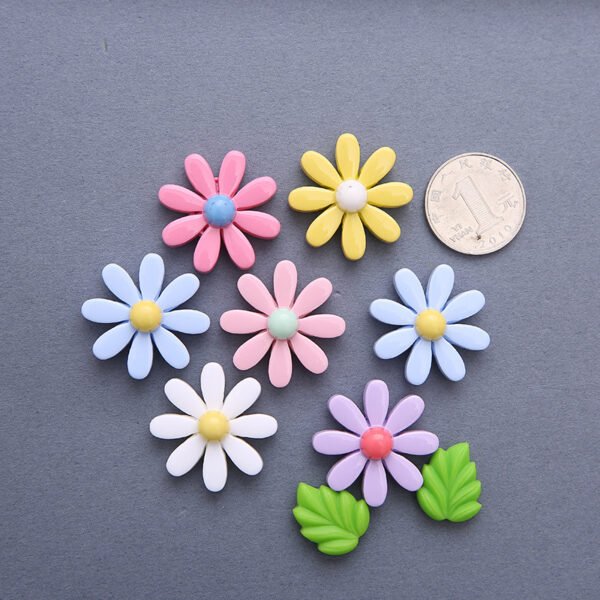 wholesale daisies fridge magnets, magnetic stickers, cute small flower magnets, message card decorative magnetic stickers factory direct