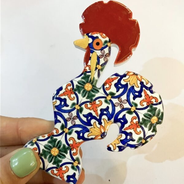 wholesale rooster-shaped fridge magnets, travel souvenirs, home decorative crafts, creative ceramic factory direct