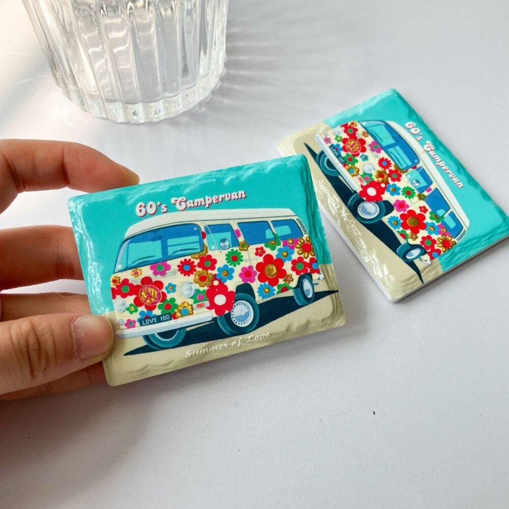 wholesale new ocean series gold-plated embossed ceramic fridge magnets for home decoration and daily use factory direct