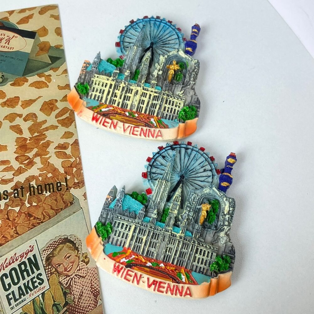 wholesale 3d travel scenery, architectural, and figurine souvenirs, hand-painted resin fridge magnets for home decoration and daily use factory direct