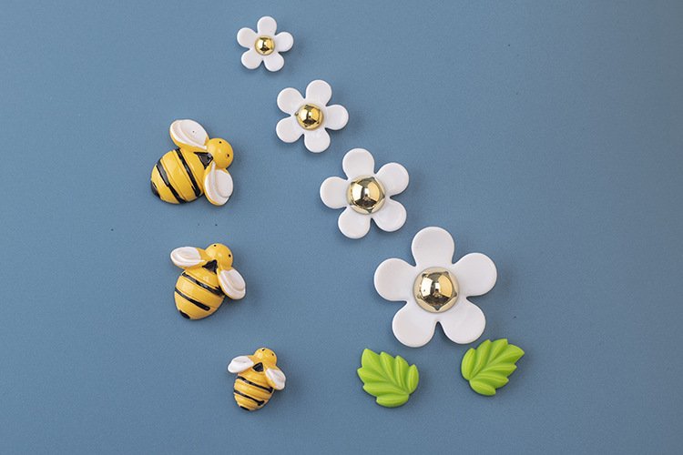 wholesale fresh flower daisies sunflower minimalist fridge stickers, magnetic decorative stickers, minimalist magnetic stickers factory direct