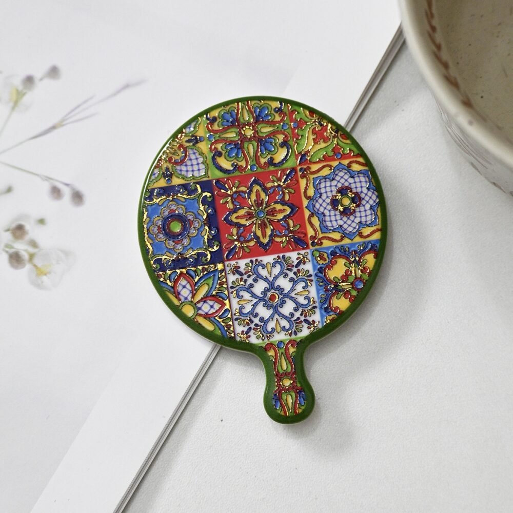 wholesale bohemian style embossed gold-plated melamine fridge magnets, bestselling synthetic resin decorations factory direct