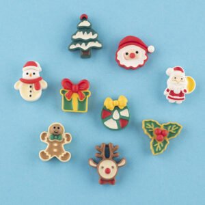 wholesale cartoon christmas fridge magnets, magnetic stickers, santa claus, gift, reindeer, snowflakes, magnetic stickers, decorative stickers for festivals factory direct