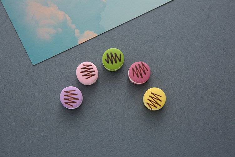 wholesale creative macaron semi-circle fridge magnets, magnetic stickers, fixing photos and message blackboard magnetic stickers factory direct