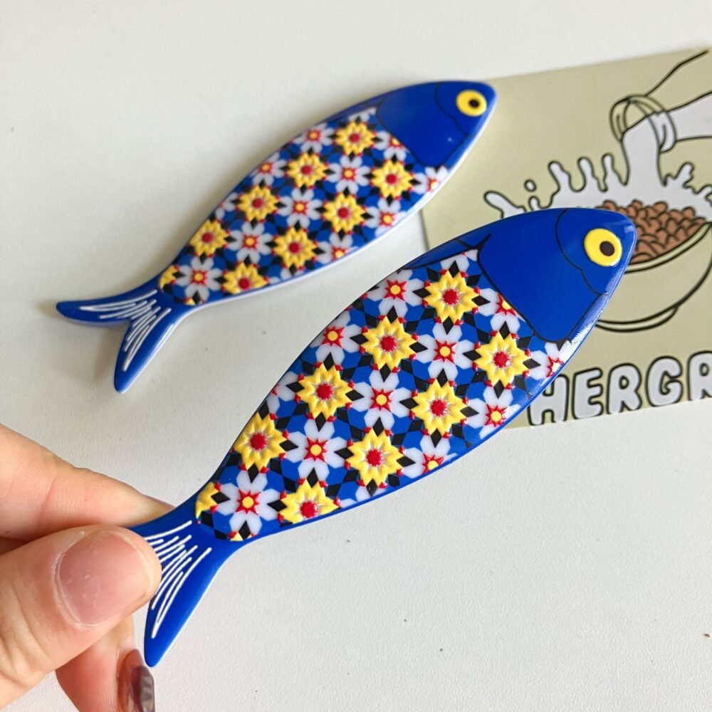 wholesale fish-shaped fridge magnets in bohemian style, colorful melamine material with embossed patterns for home daily decorations factory direct
