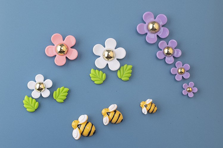 wholesale fresh flower daisies sunflower minimalist fridge stickers, magnetic decorative stickers, minimalist magnetic stickers factory direct