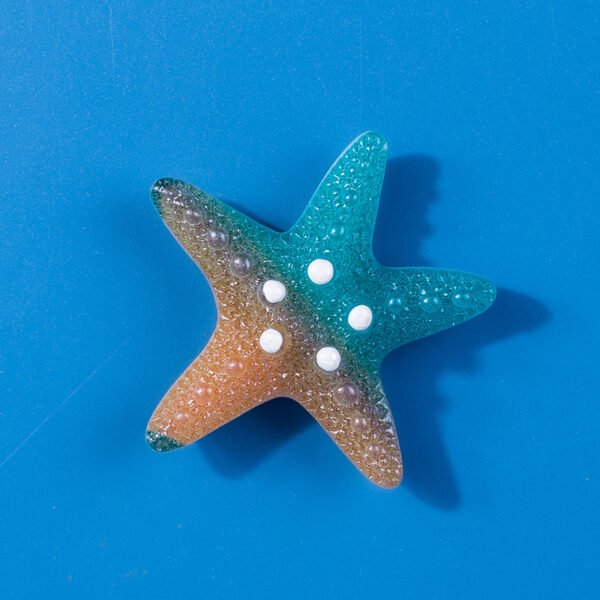 wholesale cute ocean-style shell and starfish resin fridge magnets, 3d magnetic stickers, ironstone slotted board decorative magnetic stickers factory direct