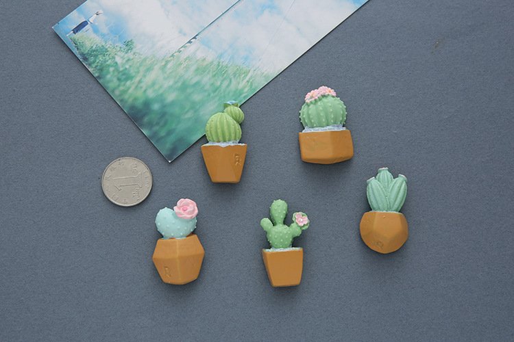 wholesale 3d cactus potted fridge magnets, cereus and succulents, magnetic iron stickers, magnetic stickers, magnetic ironstone stickers, magnetic stone stickers factory direct