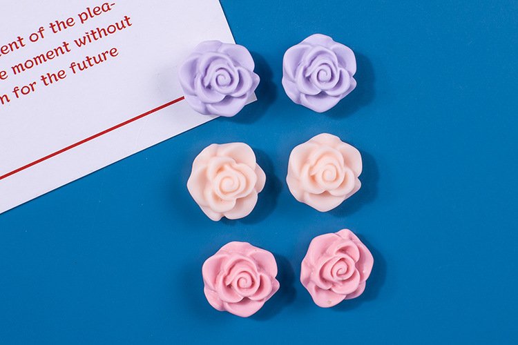 wholesale creative cute cartoon camellia fridge magnets, magnetic stickers, fridge decorative magnetic stickers, flower magnetic message stickers factory direct