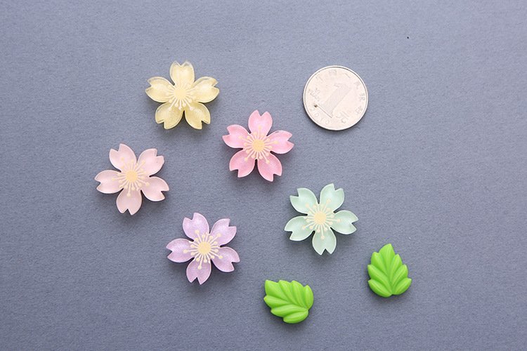 wholesale cherry blossom fridge magnets, creative magnets, korean cartoon, cute resin message magnets, photo stickers factory direct