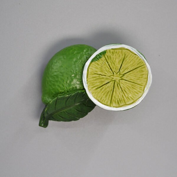 wholesale simulated food and fruit fridge magnets, 3d strawberries, pineapples, yellow lemons, green lemons, magnetic stickers, magnetic stickers, resin fridge magnets, customized factory direct