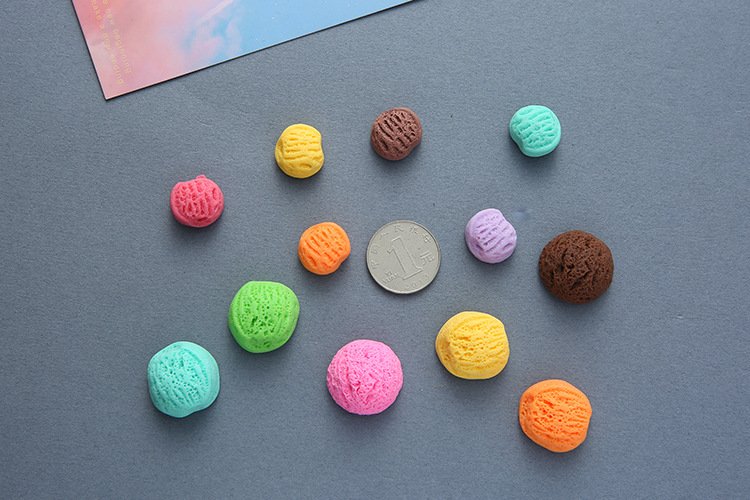 wholesale cute cartoon resin fridge magnets, ice cream and popsicles, 3d magnetic stickers, magnetic stickers for kitchen food decorations factory direct