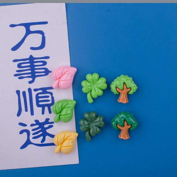 wholesale leaves, ginkgo, maple leaves, sandblasted resin fridge magnets, creative magnets, korean 3d magnets, cartoon magnets, ins style factory direct