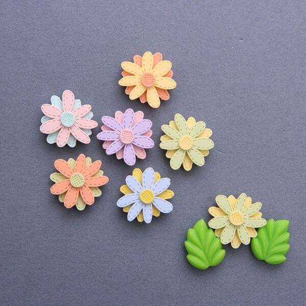 wholesale unique creative double-layer sunflower magnetic stickers, refrigerator door decorations, magnetic iron, decorative message stickers, 3d stickers factory direct