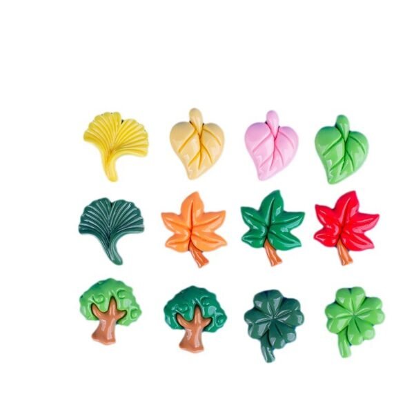 wholesale leaves, ginkgo, maple leaves, sandblasted resin fridge magnets, creative magnets, korean 3d magnets, cartoon magnets, ins style factory direct