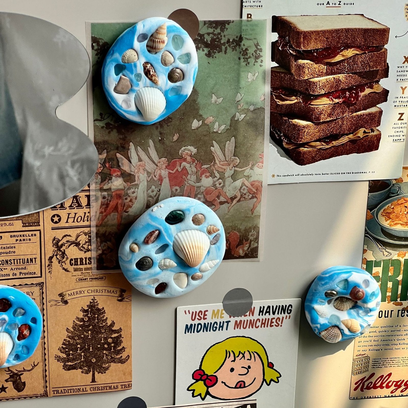 wholesale ultra-light clay handmade diy ocean series cute fridge magnets for home daily decorations factory direct wholesale ultra-light clay handmade diy ocean series cute fridge magnets for home daily decorations factory direct