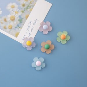 wholesale nordic ins style flower fridge magnets, magnetic stickers, creative fresh and mini magnetic stickers, 3d resin decorative stickers factory direct