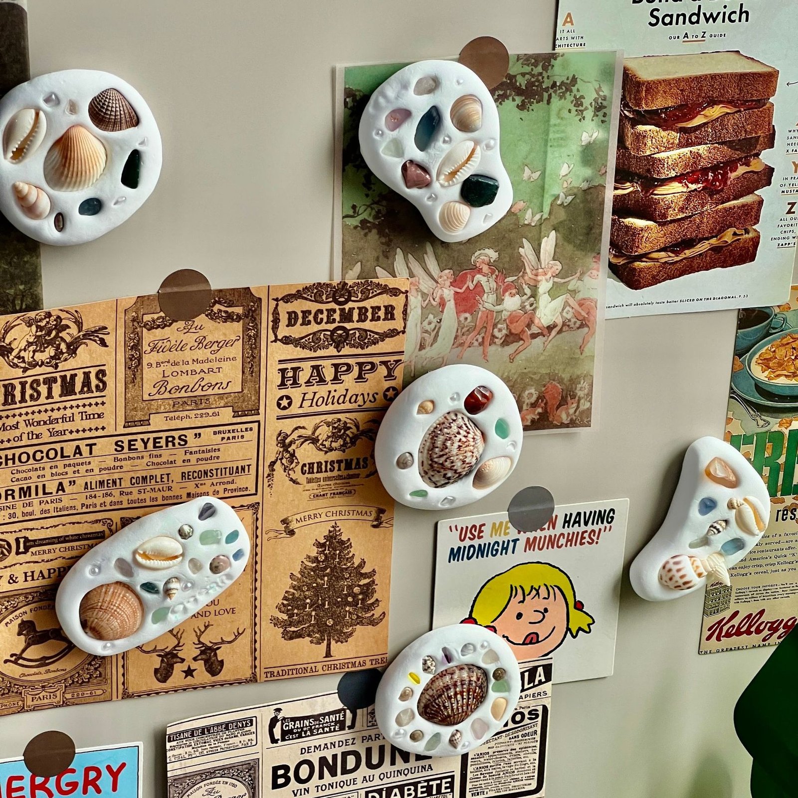 wholesale ultra-light clay handmade diy ocean series cute fridge magnets for home daily decorations factory direct wholesale ultra-light clay handmade diy ocean series cute fridge magnets for home daily decorations factory direct