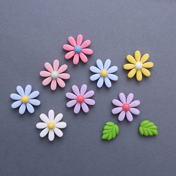 wholesale daisies fridge magnets, magnetic stickers, cute small flower magnets, message card decorative magnetic stickers factory direct
