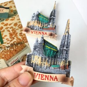 wholesale 3d travel scenery, architectural, and figurine souvenirs, hand-painted resin fridge magnets for home decoration and daily use factory direct