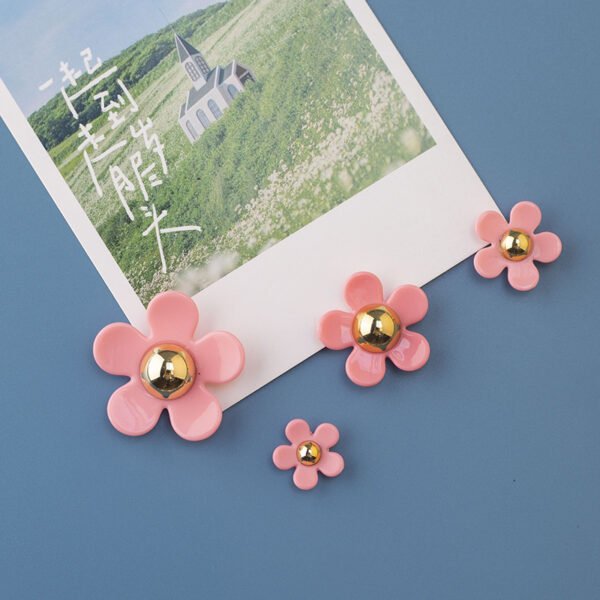 wholesale fresh flower daisies sunflower minimalist fridge stickers, magnetic decorative stickers, minimalist magnetic stickers factory direct