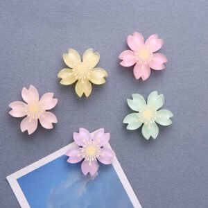 wholesale cherry blossom fridge magnets, creative magnets, korean cartoon, cute resin message magnets, photo stickers factory direct