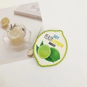 wholesale ceramic fridge magnets, lemon shape, refreshing summer home decoration factory direct