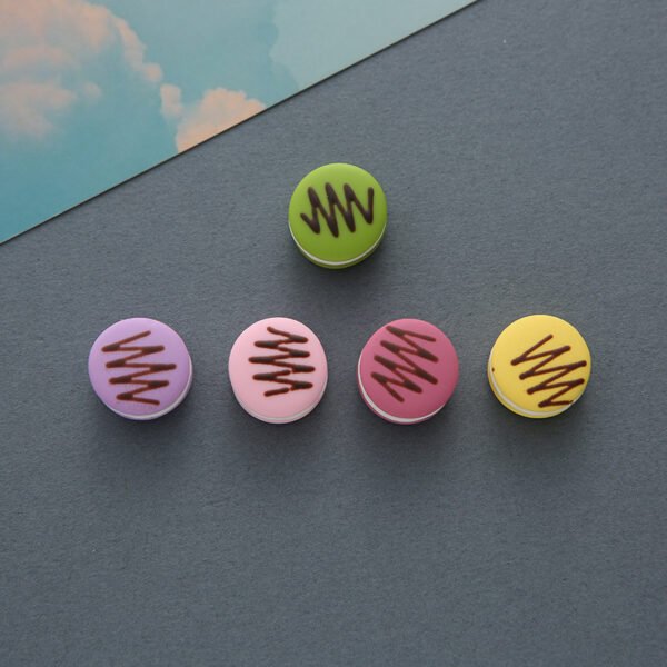 wholesale creative macaron semi-circle fridge magnets, magnetic stickers, fixing photos and message blackboard magnetic stickers factory direct