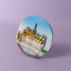 wholesale supplier fridge magnets: thai elephants, wat phra kaew, grand palace in bangkok, thai deities, wat phra kaew city travel souvenir factory direct