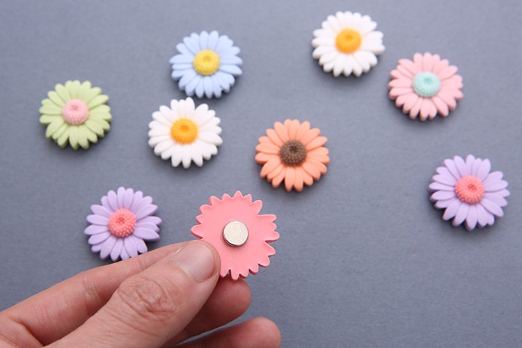 wholesale creative sunflower cute fridge magnets, magnetic stickers, magnetic stickers, magnetic stickers for pressing photos factory direct