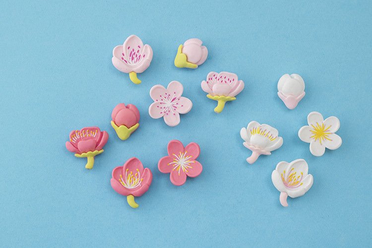 wholesale fresh resin fridge magnets, magnetic stickers, magnetic iron stickers, country flowers, creative whiteboard stickers, peach blossom magnetic stickers, cup stickers factory direct