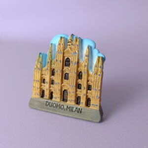 wholesale supplier italian city fridge magnets: h45 milan cathedral, italy travel souvenirs factory direct
