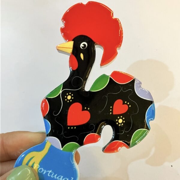 wholesale rooster-shaped fridge magnets, travel souvenirs, home decorative crafts, creative ceramic factory direct