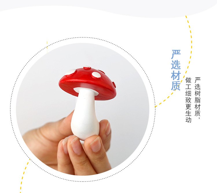 wholesale red mushroom fridge magnets, magnetic iron magnets, creative and personalized ironstone message stickers factory direct