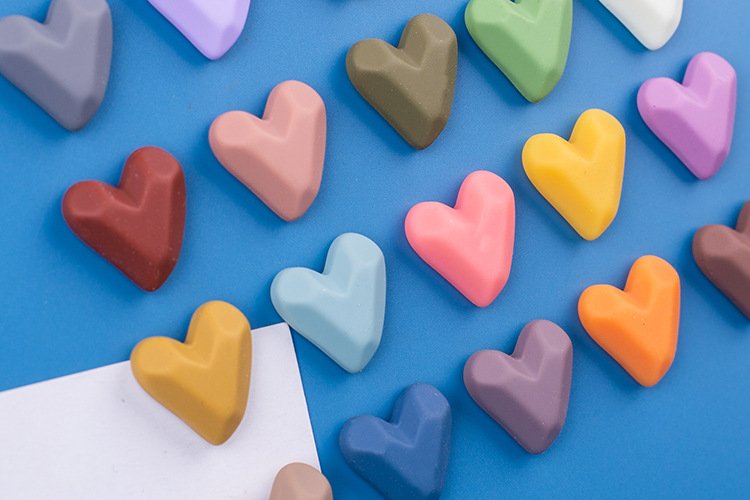 wholesale morandi retro sandblasted heart fridge magnets, magnetic stickers, nordic ins style magnetic stickers, photo and note paper magnets factory direct